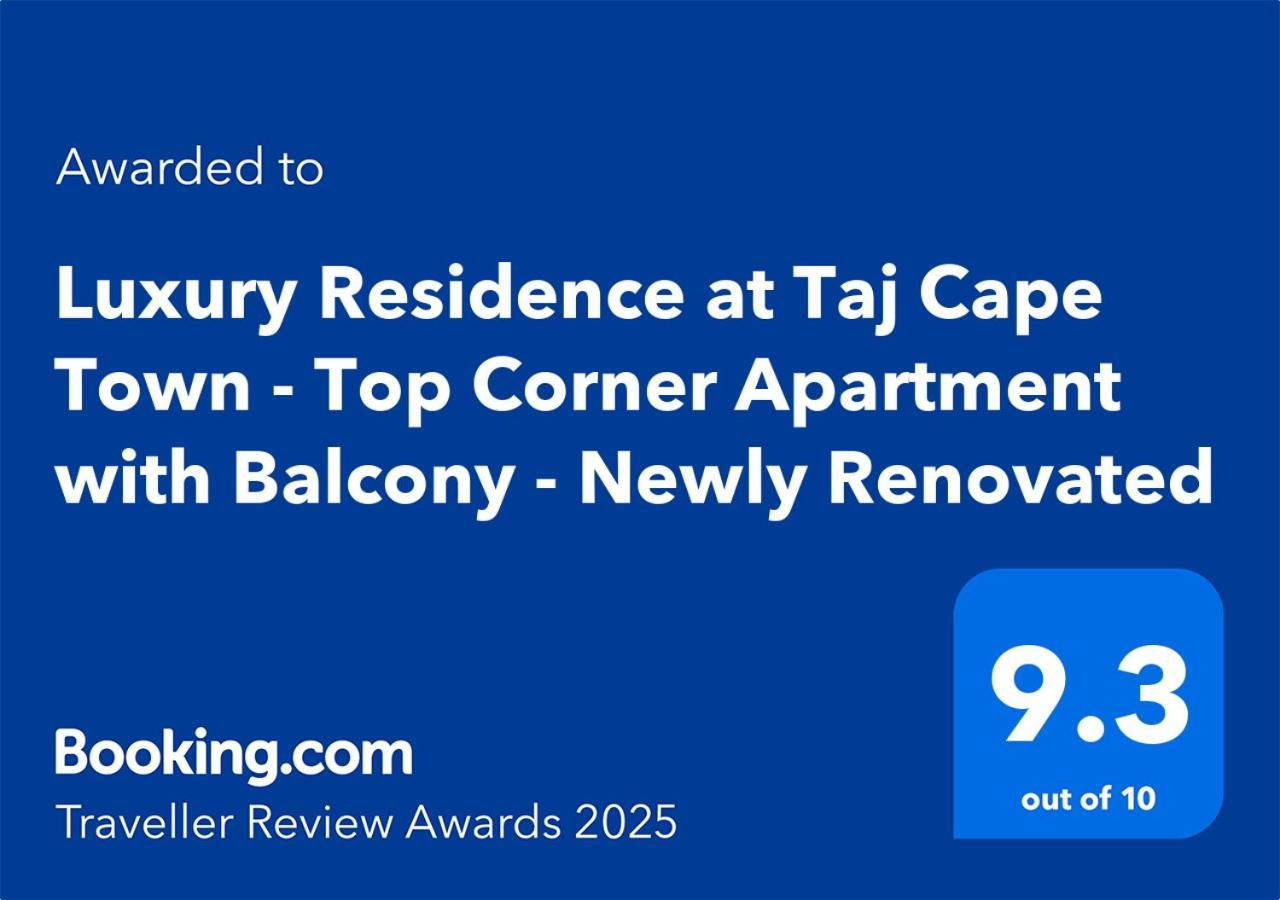Luxury Residence At Taj Cape Town - Top Corner Apartment With Balcony - Newly Renovated Екстериор снимка